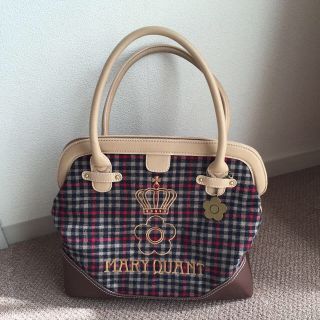 マリークワント(MARY QUANT)のマリークワント チャーム付ハンドバッグ(ハンドバッグ)