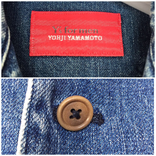 Yohji Yamamoto(ヨウジヤマモト)の春のSALE❗️Y’s for men デニムジャケット used品 メンズのジャケット/アウター(Gジャン/デニムジャケット)の商品写真