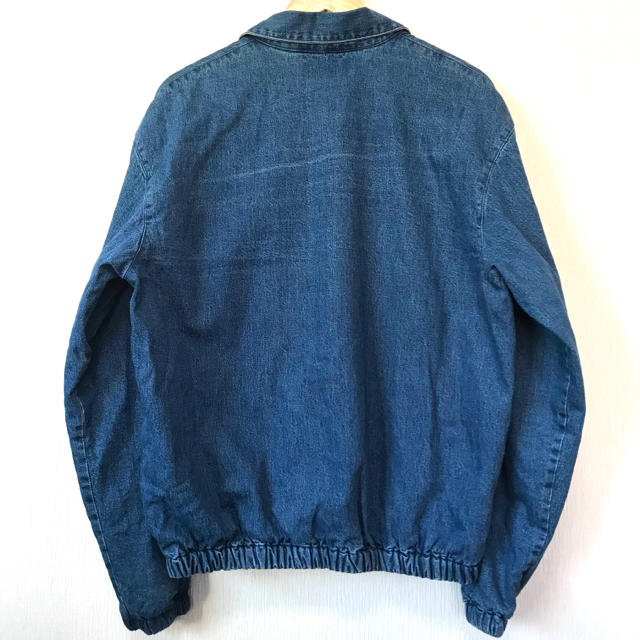 美品 90s ☆ ラルフローレン デニム スウィングトップ フリース L相当