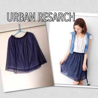 アーバンリサーチ(URBAN RESEARCH)のチェックスカート(ミニスカート)