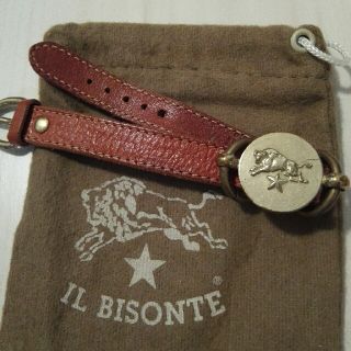 イルビゾンテ(IL BISONTE)のIL BISONTE　ブレスレット（ブラウン）(ブレスレット/バングル)