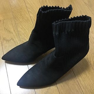 ザラ(ZARA)のZARA ソックスブーツ ザラ ブーツ ショートブーツ (ブーツ)