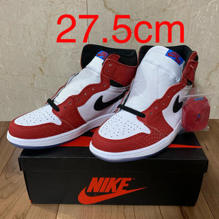 ナイキ(NIKE)のNIKE AIR JORDAN 1 スパイダーマン 27.5cm(スニーカー)