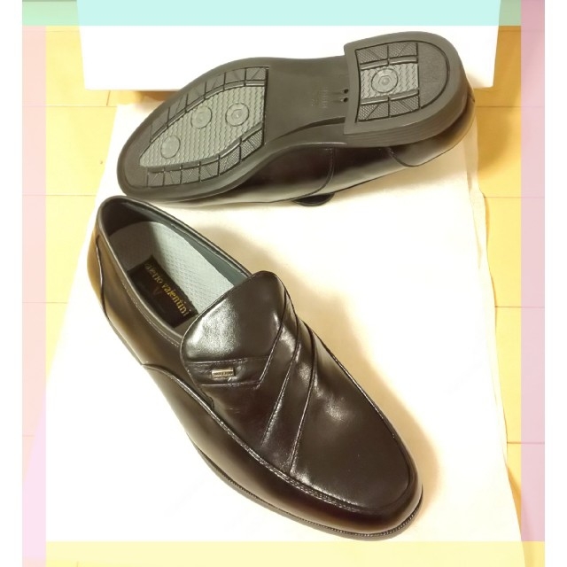 valerio valentini 
ビジネスローファー 
黒
25㎝ 4E メンズの靴/シューズ(ドレス/ビジネス)の商品写真