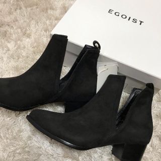 エゴイスト(EGOIST)のEGOIST 今期 ブーティ 新品未使用 定価12000円程(ブーティ)