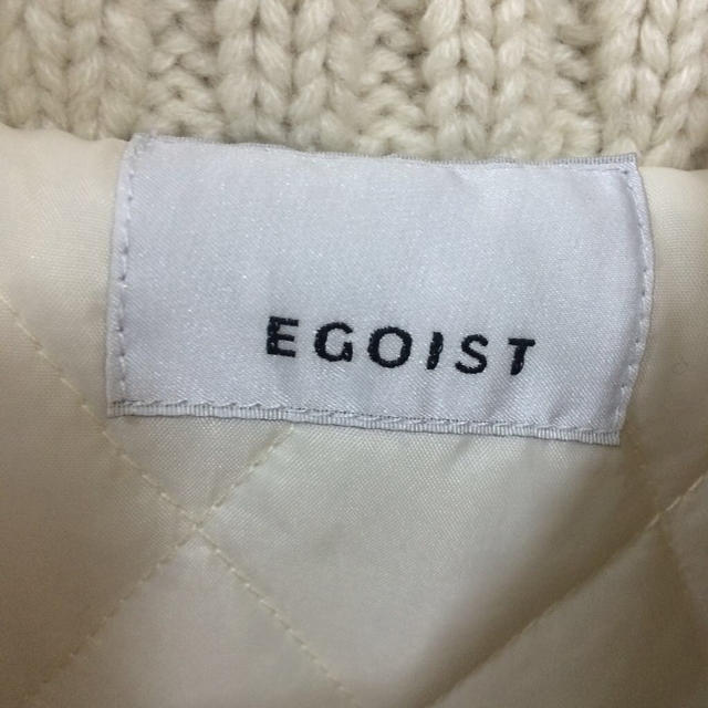 EGOIST(エゴイスト)のニットカーデ♡アイボリー レディースのトップス(カーディガン)の商品写真