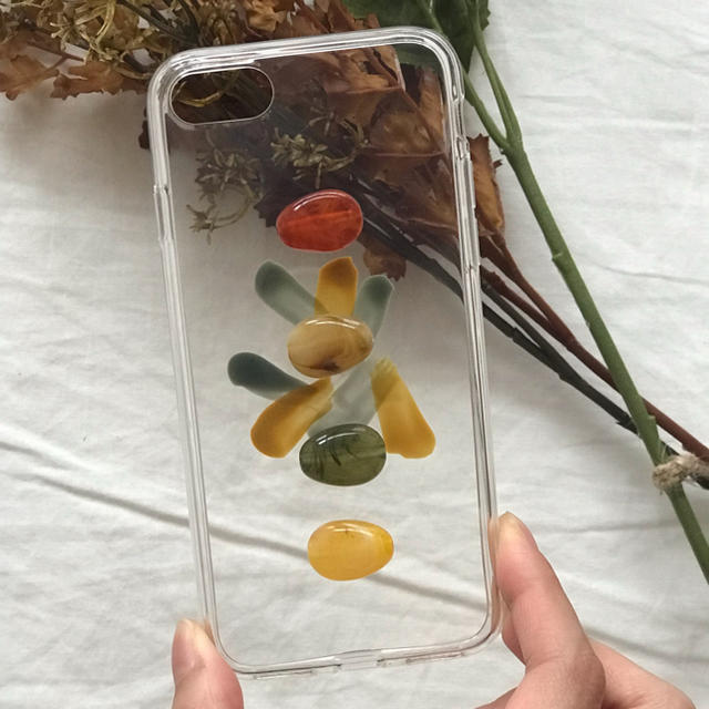 Kastane - marble retoro paint iPhone case handmadeの通販 by Natary'.. shop｜カスタネならラクマ