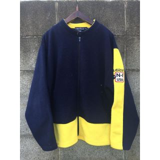 ノーティカ(NAUTICA)の90s NAUTICA ノーチカ フリース ノーカラー  (ブルゾン)