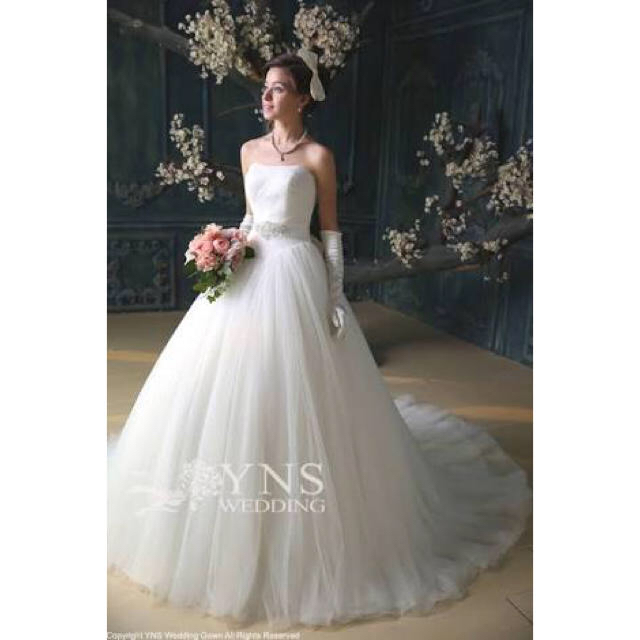 YNS WEDDING ウエディングドレス 【クリーニング済み YNS WEDDING ウエディングドレス 【クリーニング済み
