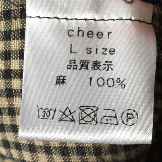 cheer 札幌 リネン シャツワンピース