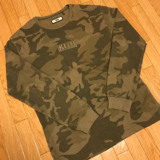 シュプリーム(Supreme)のKith Classic L/S Logo Tee Camo  L(Tシャツ/カットソー(七分/長袖))