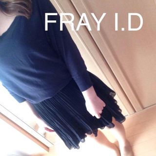 フレイアイディー(FRAY I.D)のFRAYI.D♡プリーツワンピース(ミニワンピース)