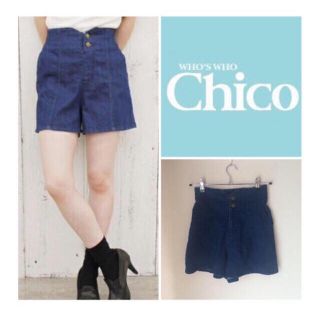 フーズフーチコ(who's who Chico)のChico デニムショートパンツ(ショートパンツ)