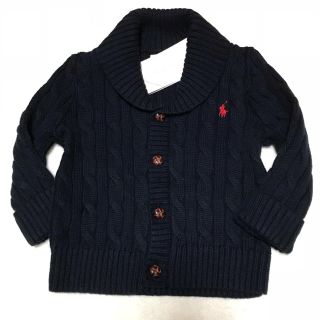 ラルフローレン(Ralph Lauren)の＊あきこ様 専用＊新品✨ショールカラー ケーブルニットカーディガン 18M/85(カーディガン/ボレロ)