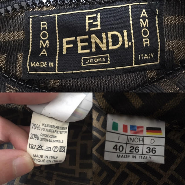 FENDI(フェンディ)のFENDI リバーシブルコート ブルゾン ズッカ柄 TYGA KOHH 90s メンズのジャケット/アウター(ブルゾン)の商品写真