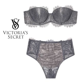 ヴィクトリアズシークレット(Victoria's Secret)のVSブラックパールブラ＆ショーツセット(ブラ&ショーツセット)