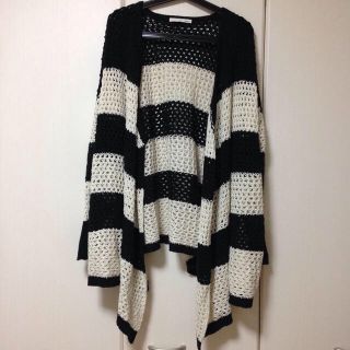 マウジー(moussy)のマウジー かぎ編みニットカーディガン(ニット/セーター)