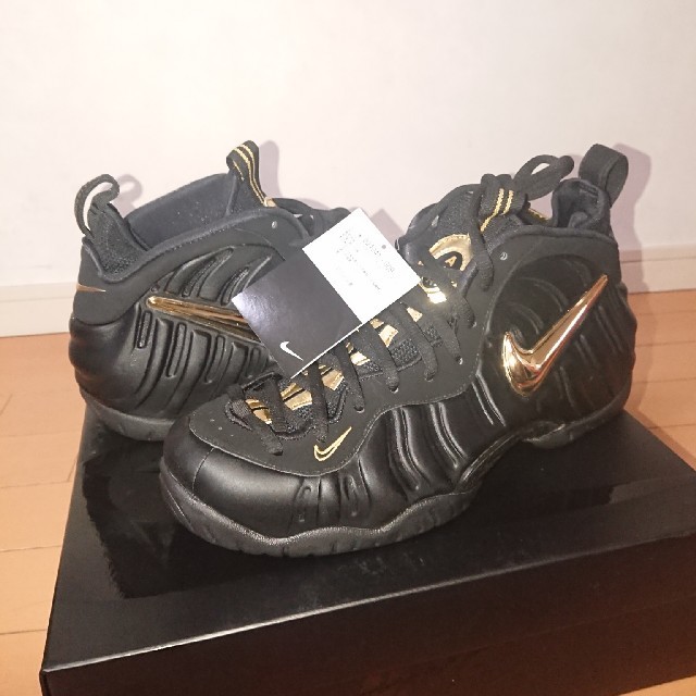 NIKE(ナイキ)の28.5cm AIR FOAMPOSITE PRO METALLIC GOLD メンズの靴/シューズ(スニーカー)の商品写真