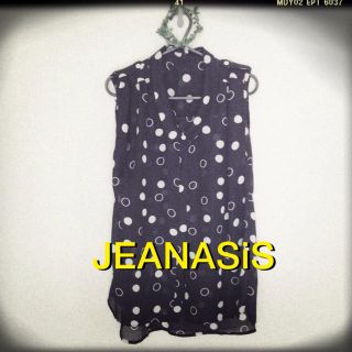 ジーナシス(JEANASIS)のJEANASiS シフォンカットソー(カットソー(半袖/袖なし))