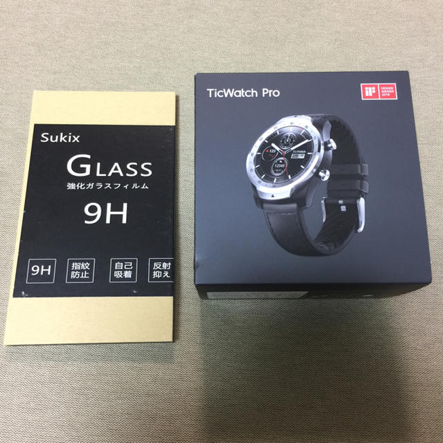 Ticwatch Pro 9H保護ガラスセット