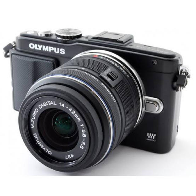 OLYMPUS(オリンパス)の【わんげ様専用】OLYMPUS PEN Lite (E-PL5) フルセット スマホ/家電/カメラのカメラ(デジタル一眼)の商品写真