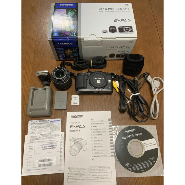 わんげ様専用】OLYMPUS PEN Lite (E-PL5) フルセット わんげ様専用】OLYMPUS PEN Lite (E-PL5) フルセット