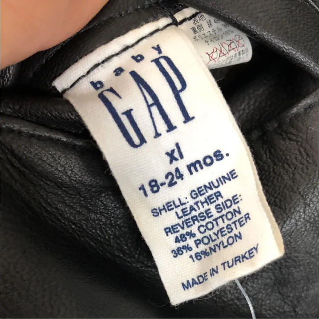 babyGAP(ベビーギャップ)の新品、未使用⭐︎ライダースジャケット キッズ/ベビー/マタニティのキッズ服女の子用(90cm~)(ジャケット/上着)の商品写真