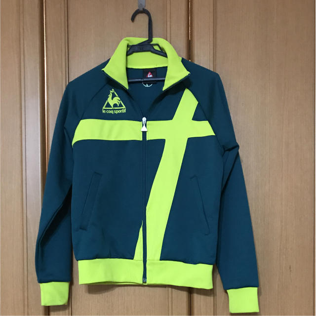 le coq sportif(ルコックスポルティフ)の奥田民生 ルコックコラボジャージ グリーン Mサイズ メンズのトップス(ジャージ)の商品写真