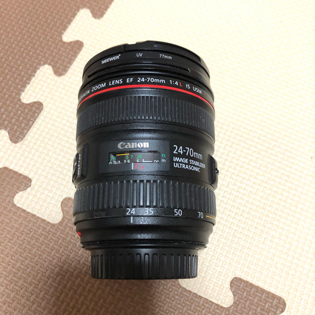 美品 Canon  EF24-70 F4L IS USMレンズ(ズーム)