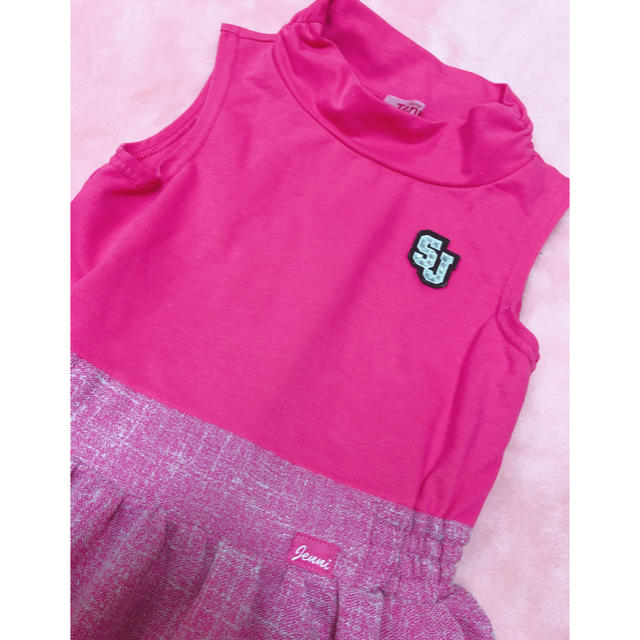 JENNI(ジェニィ)のJENNI ピンク ノースリーブワンピース キッズ/ベビー/マタニティのキッズ服女の子用(90cm~)(ワンピース)の商品写真