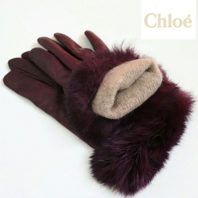 ❤正規品/新品タグ付き クロエ手袋【Chloe】羊革高級手袋❤タグなし本体