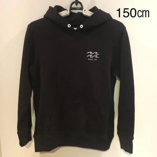 ビラボン(billabong)の【新品】ビラボン パーカー 150  黒(Tシャツ/カットソー)