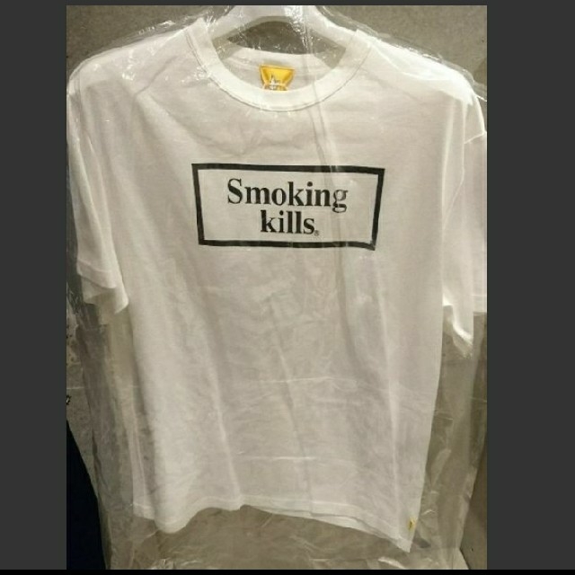 新品  FR2 gallery限定 smoking kills Tシャツ 白Tシャツ/カットソー(半袖/袖なし)