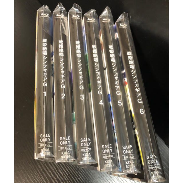 戦姫絶唱シンフォギアG 全6巻セットの通販 by ankou93's shop｜ラクマ Blu-ray 初回版 SALE