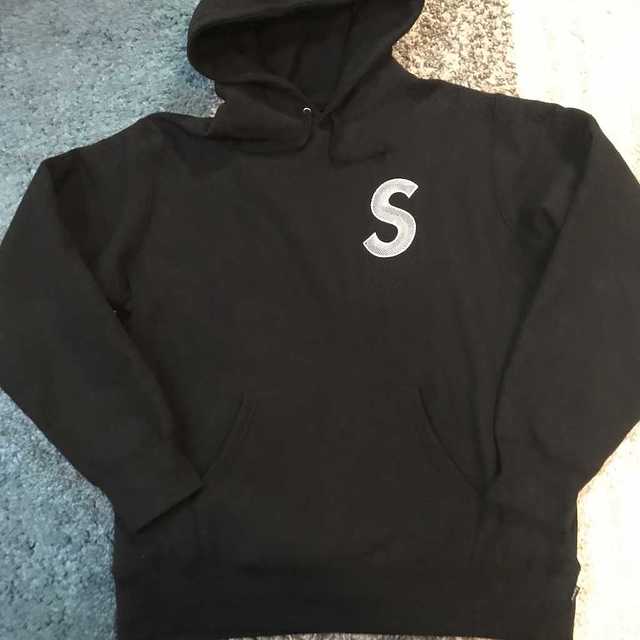 Supreme - Supreme S Logo Hooded Sweatshirt 黒Lの通販 by 愚かな運営 ...