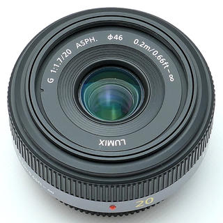 パナソニック(Panasonic)のパナソニック20mmf1.7グレー(レンズ(単焦点))