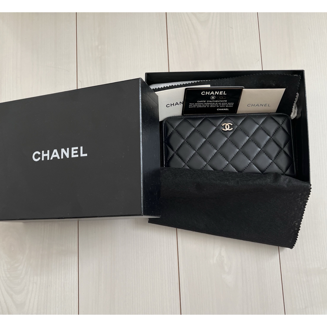 CHANEL(シャネル)の未使用 シャネルマトラッセ財布 銀座4丁目路面店購入 正規品 偽物ではありません レディースのファッション小物(財布)の商品写真