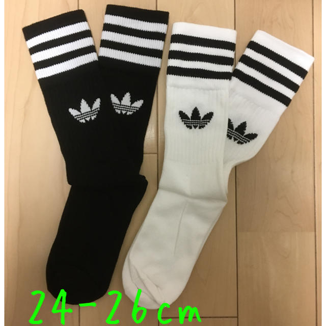 adidas(アディダス)のアディダスオリジナルス ソリッドクルーソックス 24-26cm 2足セット メンズのレッグウェア(ソックス)の商品写真