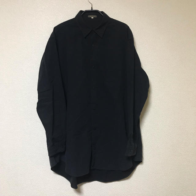 Yohji Yamamoto(ヨウジヤマモト)のY's for men 黒 ロングシャツ 長袖 メンズのトップス(シャツ)の商品写真