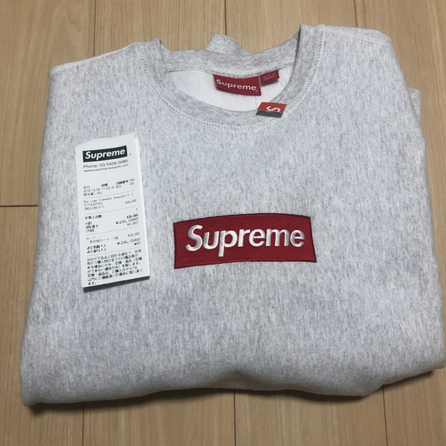 supreme 18aw BOX LOGO CREWNECK Lサイズ