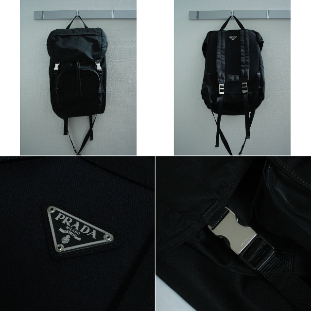 PRADA プラダ V135 BACKPACK BLACK バックパック