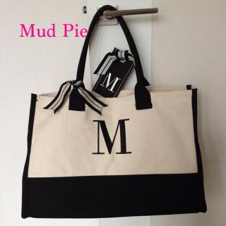 Mud Pie♡イニシャルトートバック(トートバッグ)