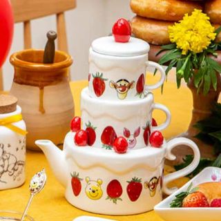 アフタヌーンティー(AfternoonTea)のディズニーリゾート プーさん アフタヌーンティー コラボ ティーポットセット (食器)