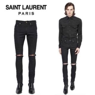 サンローラン(Saint Laurent)の16AW Saint Laurent サンローラン クラッシュデニム 26(デニム/ジーンズ)