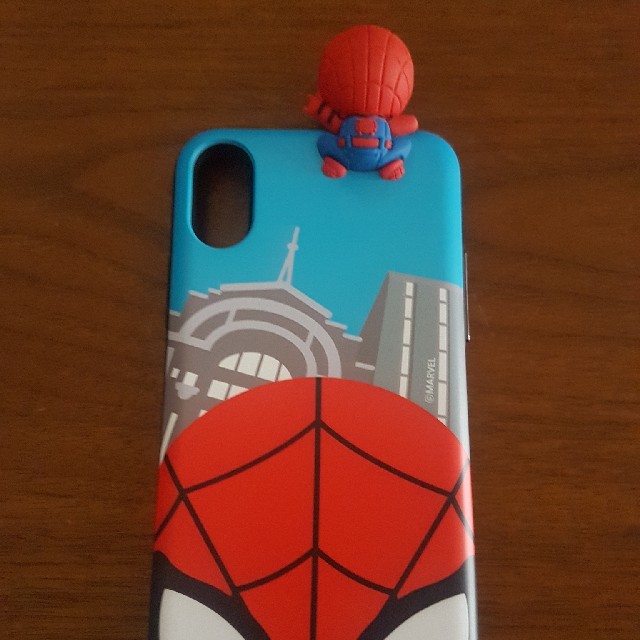 MARVEL(マーベル)のiPhoneX/XS用★スパイダーマン★カードケース スマホ/家電/カメラのスマホアクセサリー(iPhoneケース)の商品写真