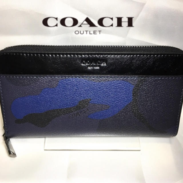 COACH(コーチ)の最短即日発送！新品コーチ長財布 ラウンドファスナー 無料ラッピング対応 メンズのファッション小物(長財布)の商品写真