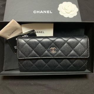 シャネル(CHANEL)のCHANEL キャビアスキン長財布♡(財布)