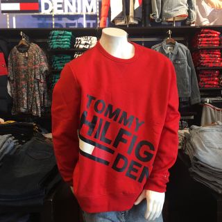 トミーヒルフィガー(TOMMY HILFIGER)のムーミン様専用★トミーヒルフィガー クラシックビッグロゴプリント裏毛トレーナー(スウェット)