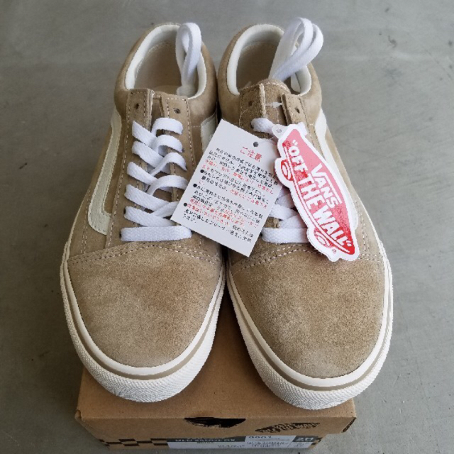 新品 23.5 VANS オールドスクール ベージュ靴/シューズ