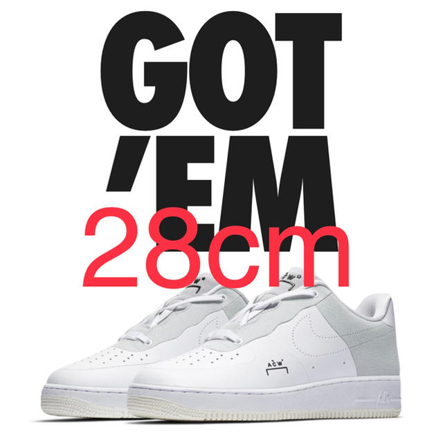 NIKE A COLD WALL AIR FORCE 1 28cm